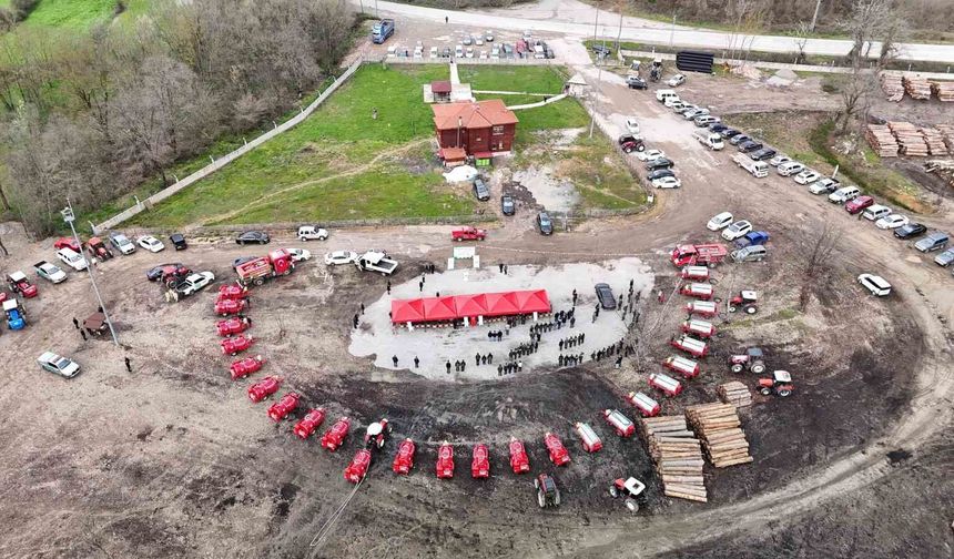 Bartın'da orman yangınları ile mücadele hazırlıkları tamamlanıyor