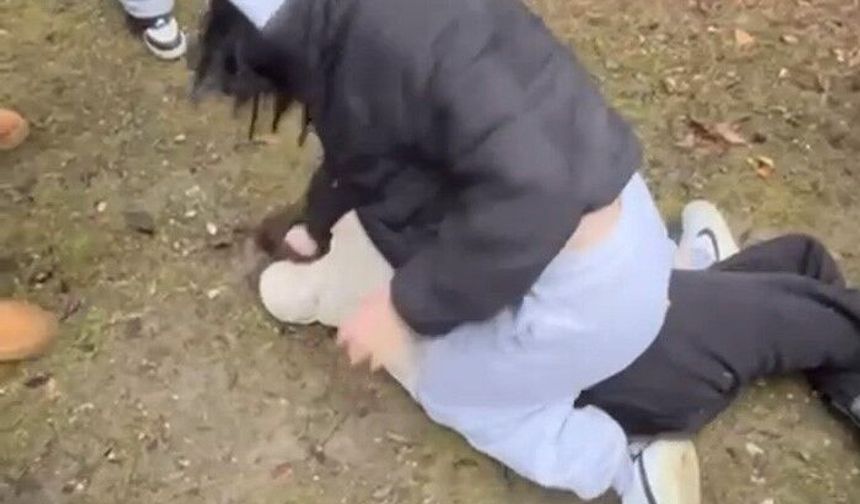 Bolu'da liseli kızı acımasızca darp ettiler