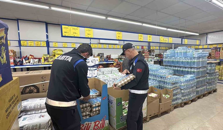 Marketlere sıkı denetim