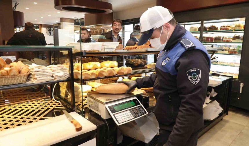 Fırınlarda gramaj ve hijyen denetimi