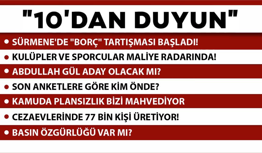 10 ' DAN DUYUN - 05.05.2026