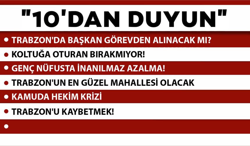 10 'DAN DUYUN-15.05.2026