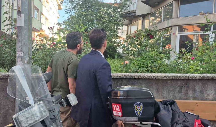 Evin bahçesine bırakılan şüpheli çanta fünye ile patlatıldı