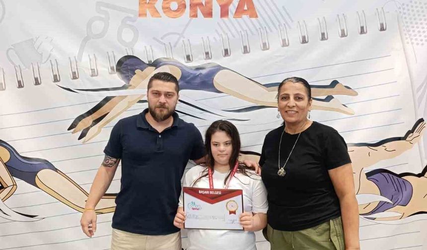 Lösemiyi yenen Masal Çelik, yüzmede Türkiye birincisi oldu