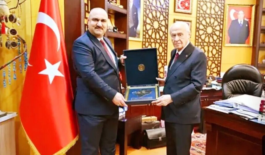 BAHÇELİ KERKÜK VALİSİNİ AĞIRLADI