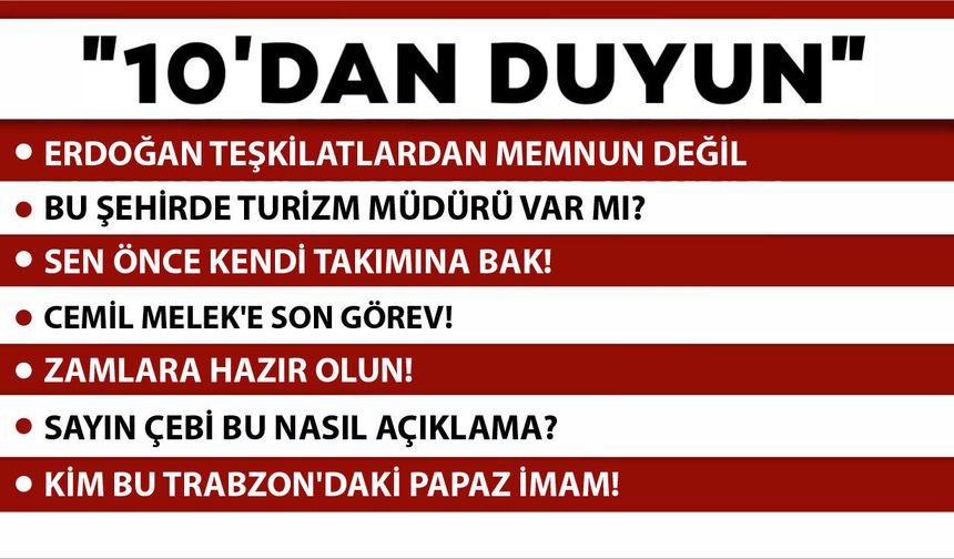 10'DAN DUYUN-01.07.2026