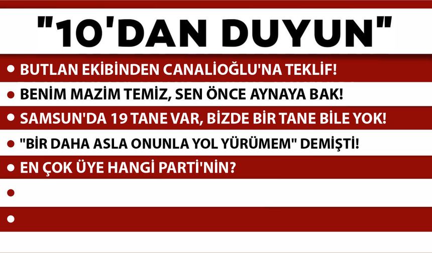 10 'DAN DUYUN-03.07.2026