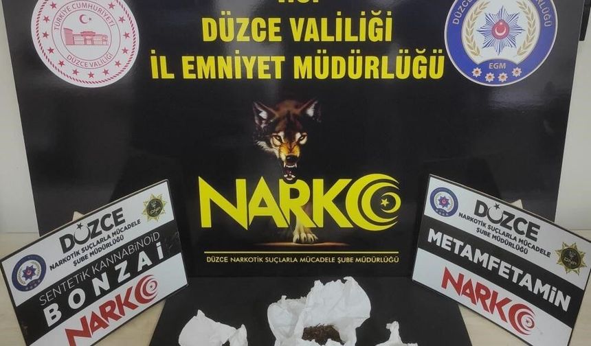 Düzce'de 44 şahsa uyuşturucudan işlem yapıldı
