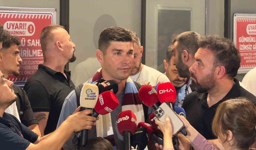Trabzonspor'un yeni transferi Malinovskyi, Trabzon'da