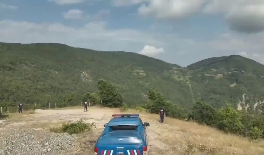 Dikmen'de orman yangınlarına karşı havadan ve karadan denetim