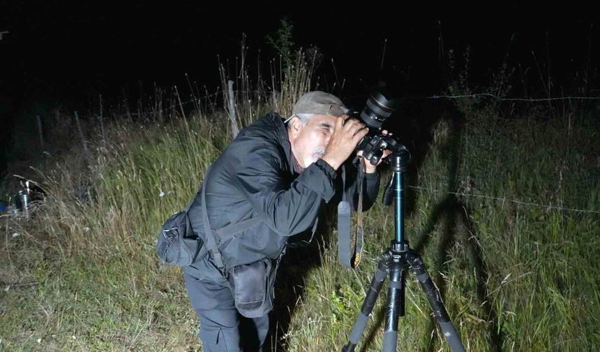 Kastamonu'da gökyüzü meraklıları Perseid meteor yağmurunu izledi