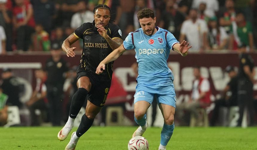 TRABZONSPOR DİYARBAKIR'DA YIKILDI: AMED SK 2-1 TRABZONSPOR
