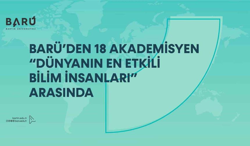BARÜ'nün 18 akademisyeni dünyanın en etkili bilim insanları arasında