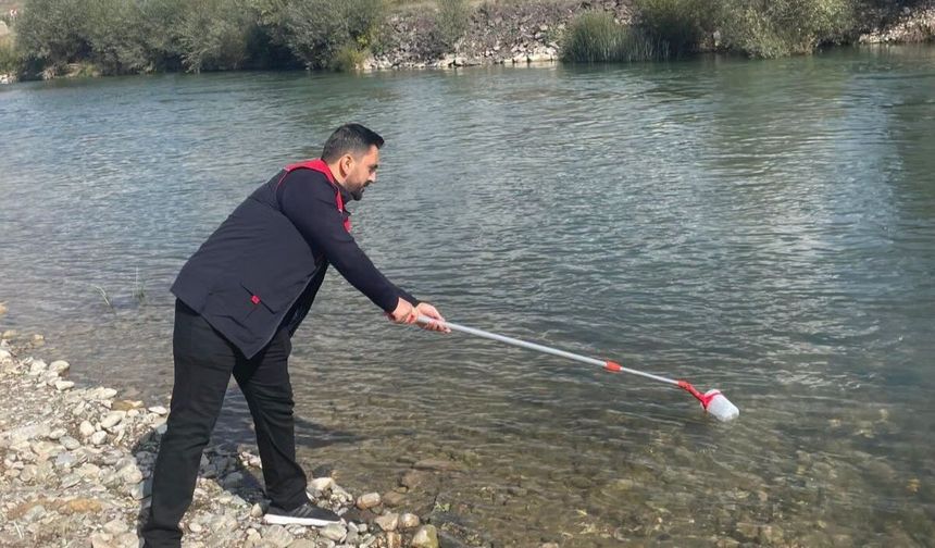 Bayburt'ta 21 noktadan su numunesi alındı