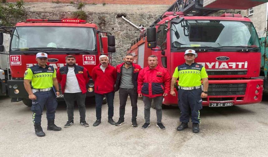 Gümüşhane'de 96 personele trafik eğitimi verildi