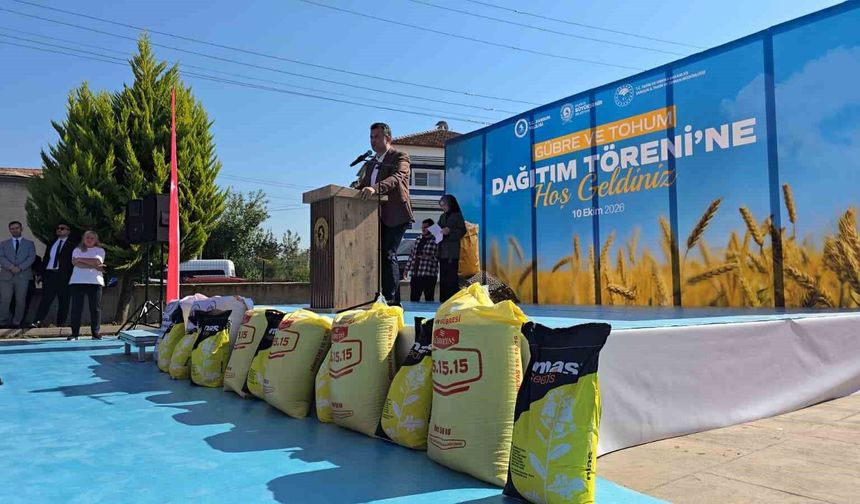 Samsun'da bin 757 üreticiye tohum ve gübre desteği
