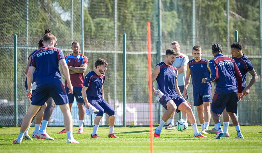 TRABZONSPOR'DA AVRUPA MESAİSİ BAŞLADI!