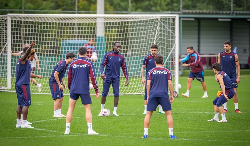 TRABZONSPOR BEŞİKTAŞ MAÇI HAZIRLIKLARINI TAMAMLADI!
