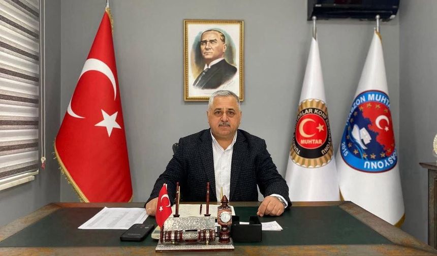 TRABZON MUHTARLAR FEDERASYONU'NDAN 19 EKİM MUHTARLAR GÜNÜ MESAJI!