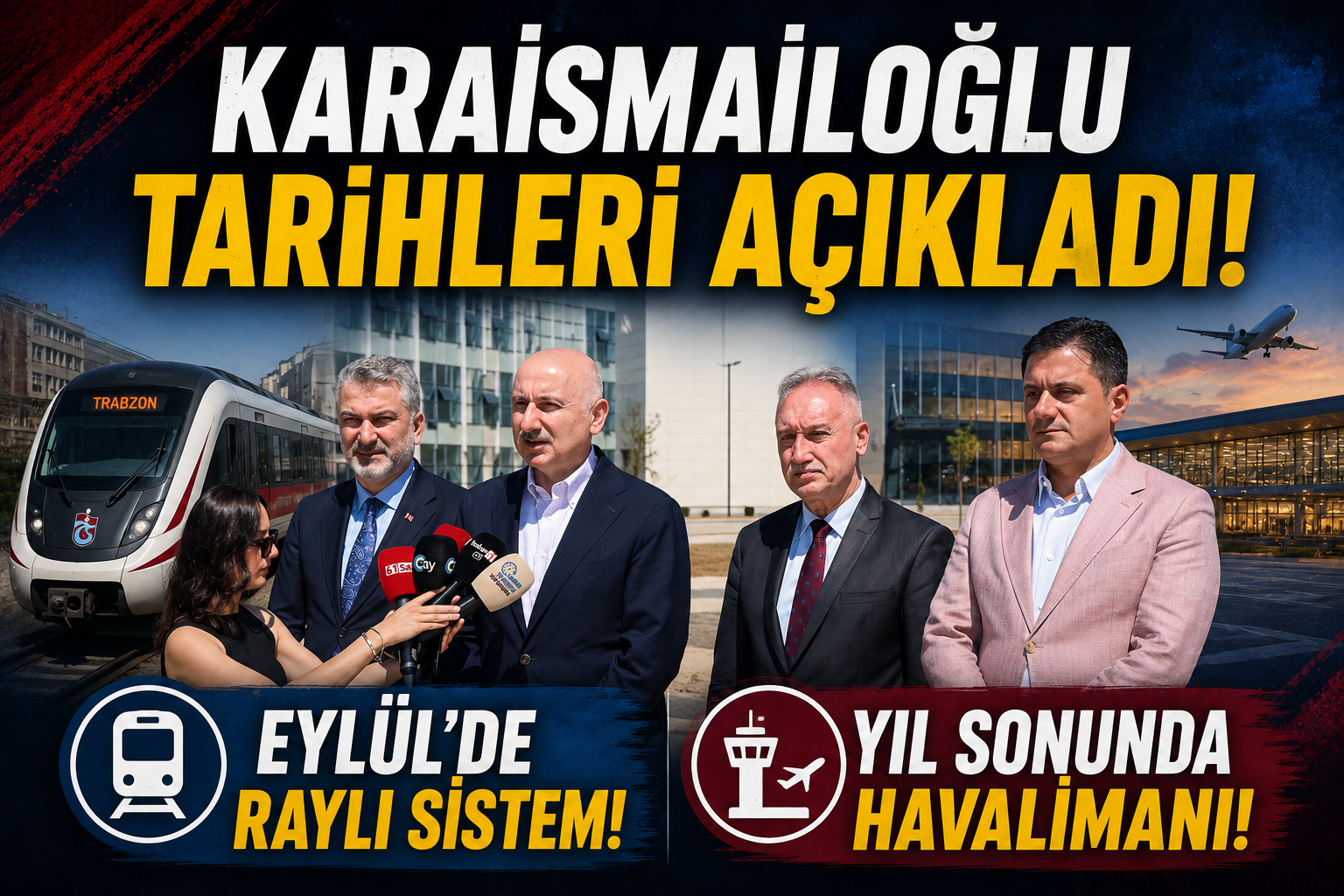 EYLÜL’DE RAYLI SİSTEM, YIL SONUNDA HAVALİMANI!