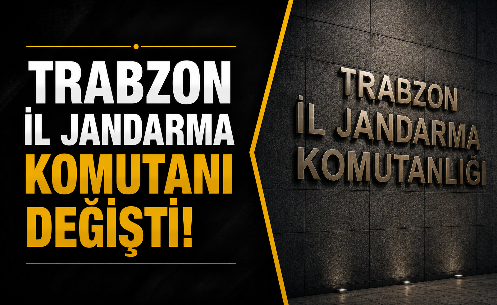 TrABZON İL JANDARMA KOMUTANI DEĞİŞTİ!
