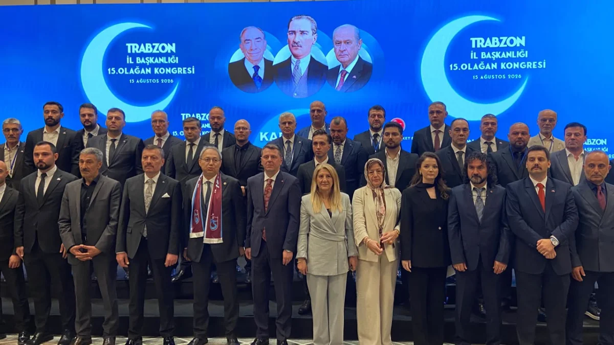 MHP TRABZON İL KONGRESİ COŞKUYLA GERÇEKLEŞTİRİLDİ