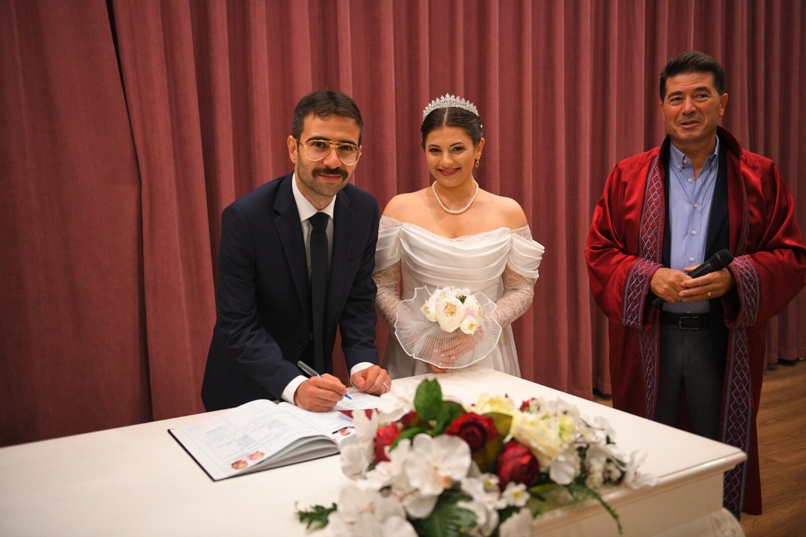 Erçin ve Yalçınkaya ailelerinin mutlu günü