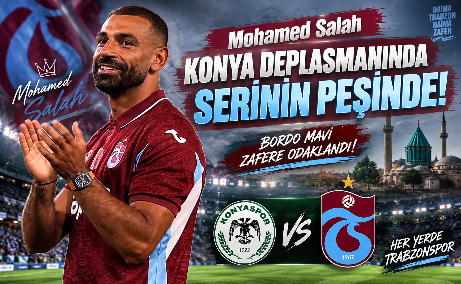 Mohamed Salah Konya deplasmanında serinin peşinde!